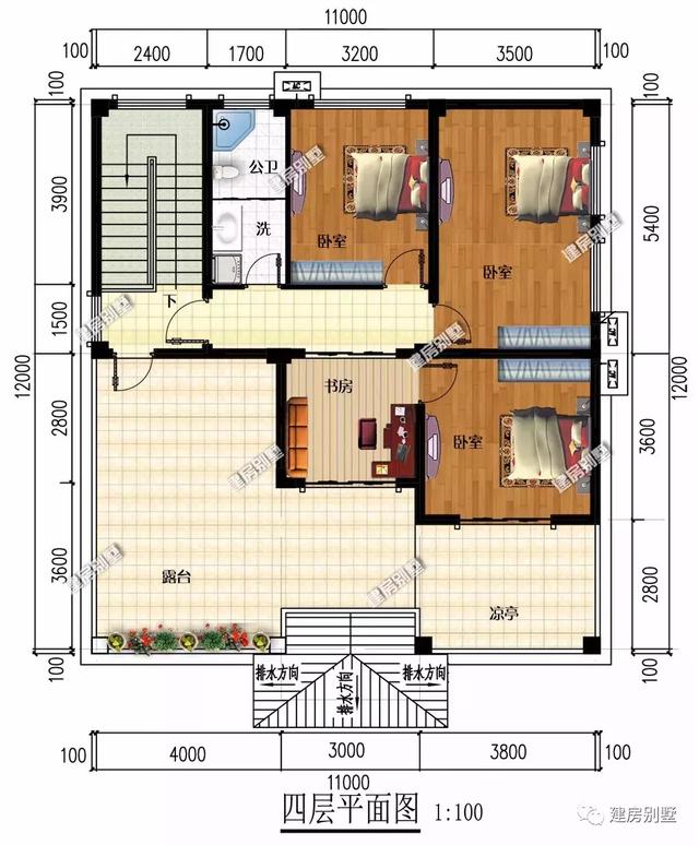 兩款平屋頂設(shè)計(jì)的別墅設(shè)計(jì)圖，這么好的房型，怎么忍心錯過呢