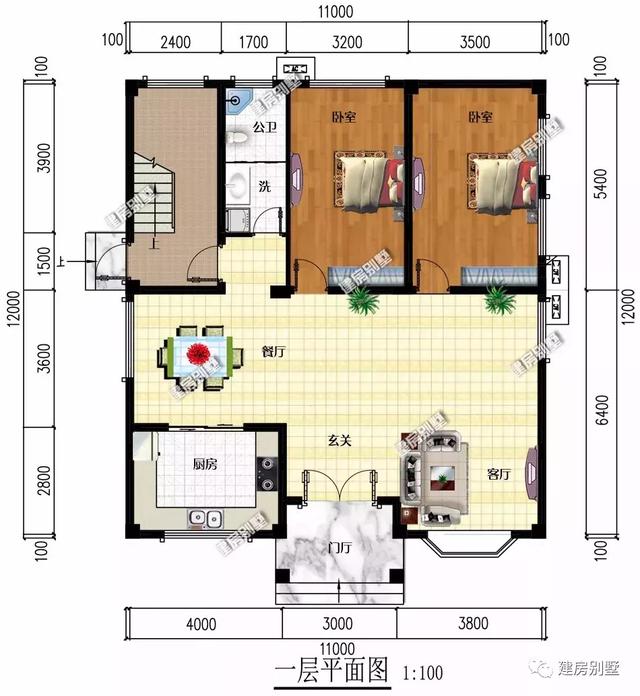 兩款平屋頂設(shè)計(jì)的別墅設(shè)計(jì)圖，這么好的房型，怎么忍心錯過呢