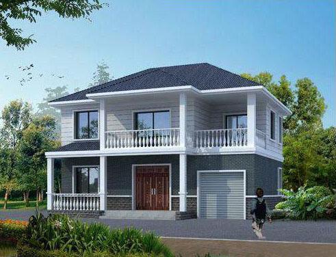 兩款帶堂屋的農(nóng)村自建房設(shè)計(jì)圖，又帶車庫(kù)又是五室三廳，很實(shí)用