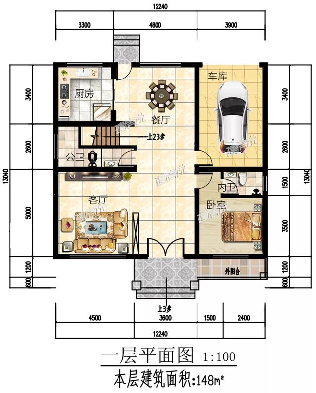 現(xiàn)在農(nóng)村人有福氣，有錢有地就可以建房，下面這款別墅設(shè)計(jì)圖送給你