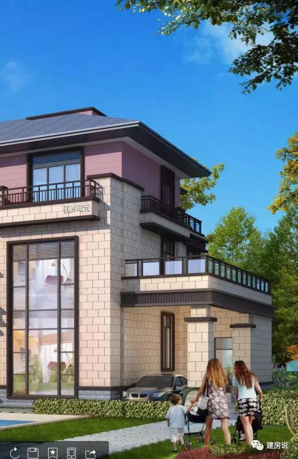 16X13米三層歐式別墅設(shè)計(jì)圖，占地面積200平，漂亮又大氣