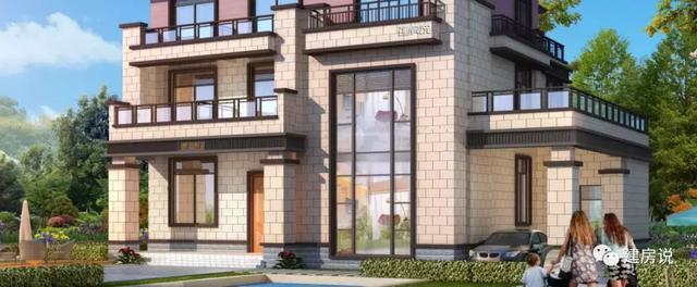 16X13米三層歐式別墅設(shè)計(jì)圖，占地面積200平，漂亮又大氣