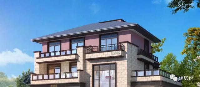 16X13米三層歐式別墅設(shè)計(jì)圖，占地面積200平，漂亮又大氣