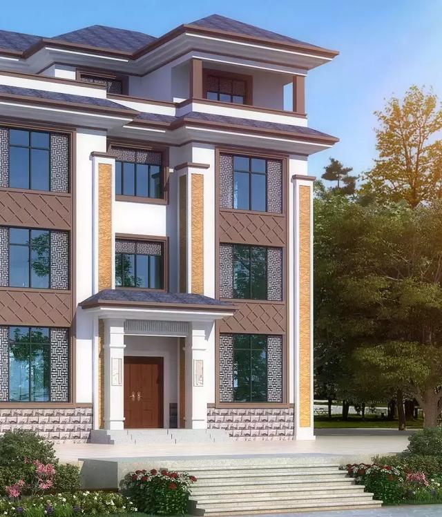 這三棟比較現(xiàn)代前衛(wèi)的農(nóng)村自建別墅設(shè)計(jì)圖，配套齊全，舒適生活從這里開始