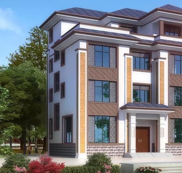 這三棟比較現(xiàn)代前衛(wèi)的農(nóng)村自建別墅設(shè)計(jì)圖，配套齊全，舒適生活從這里開始