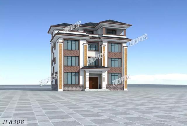 這三棟比較現(xiàn)代前衛(wèi)的農(nóng)村自建別墅設(shè)計(jì)圖，配套齊全，舒適生活從這里開始