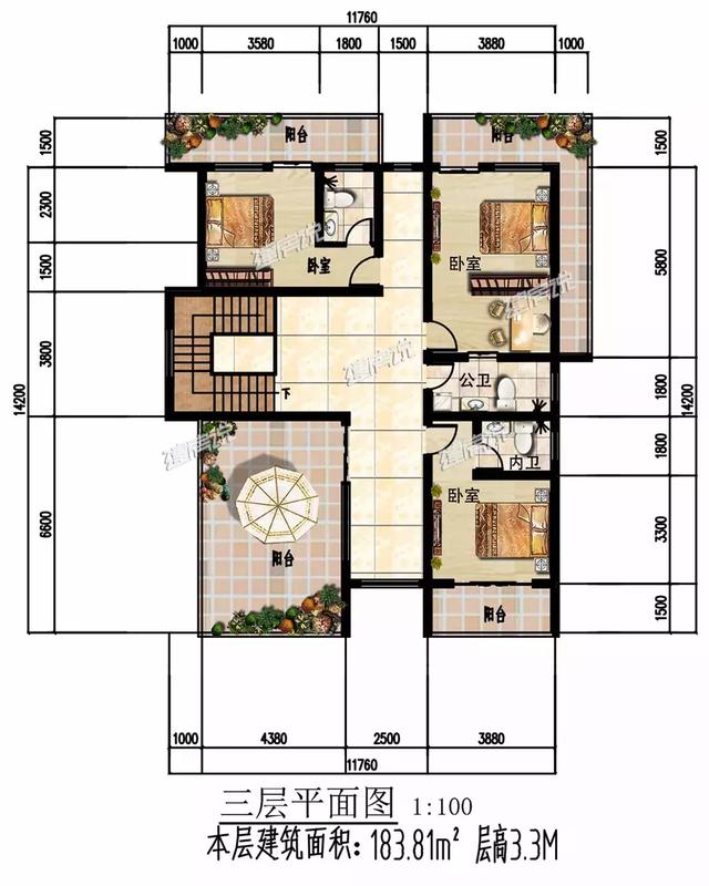 這三棟比較現(xiàn)代前衛(wèi)的農(nóng)村自建別墅設(shè)計(jì)圖，配套齊全，舒適生活從這里開始