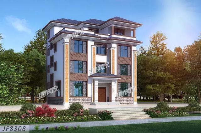 這三棟比較現(xiàn)代前衛(wèi)的農(nóng)村自建別墅設(shè)計(jì)圖，配套齊全，舒適生活從這里開始