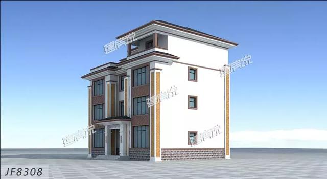 這三棟比較現(xiàn)代前衛(wèi)的農(nóng)村自建別墅設(shè)計(jì)圖，配套齊全，舒適生活從這里開始