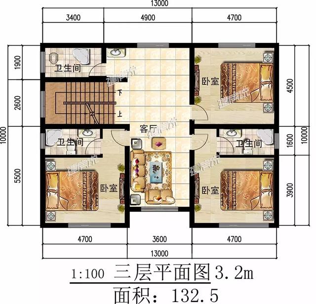 這三棟比較現(xiàn)代前衛(wèi)的農(nóng)村自建別墅設(shè)計(jì)圖，配套齊全，舒適生活從這里開始