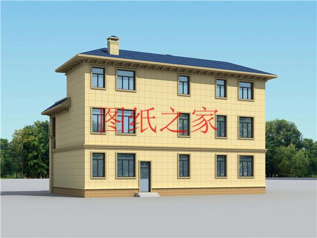 精選5套占地150平的三層別墅設(shè)計圖，主體造價50萬內(nèi)，挑一套建房吧！