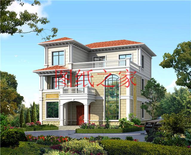 精選5套占地150平的三層別墅設(shè)計圖，主體造價50萬內(nèi)，挑一套建房吧！