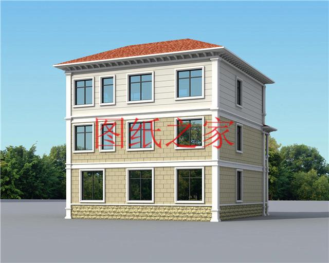 精選5套占地150平的三層別墅設(shè)計圖，主體造價50萬內(nèi)，挑一套建房吧！