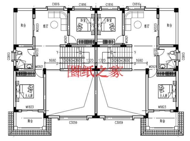 精選兩套農(nóng)村三層雙拼別墅，建成之后兄弟倆在村里肯定很有面子！