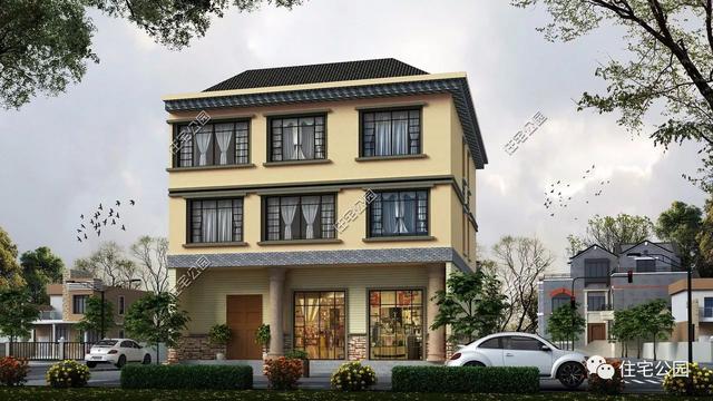 4款農(nóng)村帶商鋪的小別墅設(shè)計(jì)圖？告訴你臨街帶商鋪怎么建