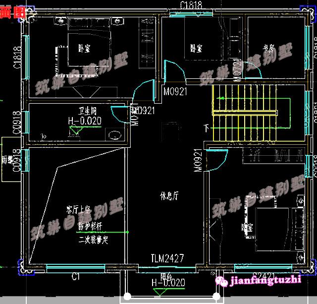 農(nóng)村二層簡(jiǎn)歐別墅設(shè)計(jì)圖，造價(jià)20萬(wàn)，滿(mǎn)足三代同堂居住完全沒(méi)問(wèn)題。
