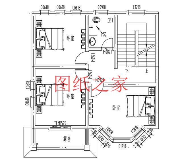 占地100平方米左右小宅基地的二層別墅，造價只要20萬！