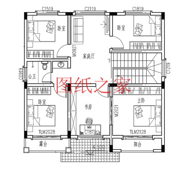 占地100平方米左右小宅基地的二層別墅，造價只要20萬！