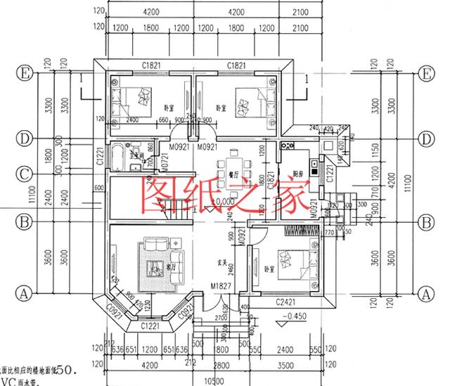 占地100平方米左右小宅基地的二層別墅，造價只要20萬！