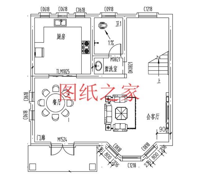 占地100平方米左右小宅基地的二層別墅，造價只要20萬！