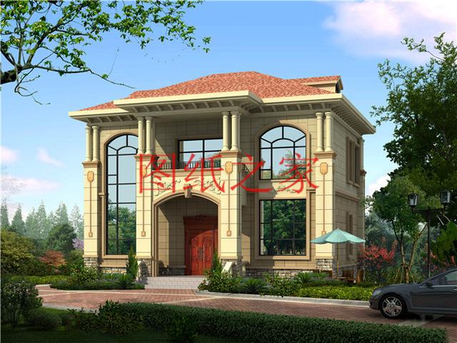 占地100平方米左右小宅基地的二層別墅，造價只要20萬！