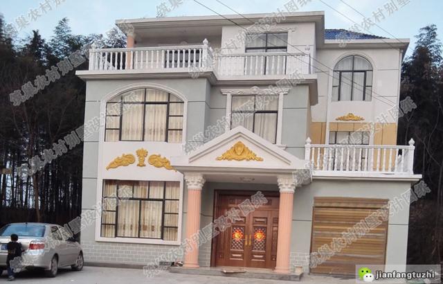 12×12米三層農村別墅設計圖，帶多露臺+套間，一起來看看。