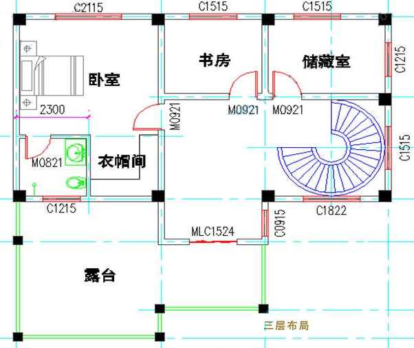 12×12米三層農村別墅設計圖，帶多露臺+套間，一起來看看。