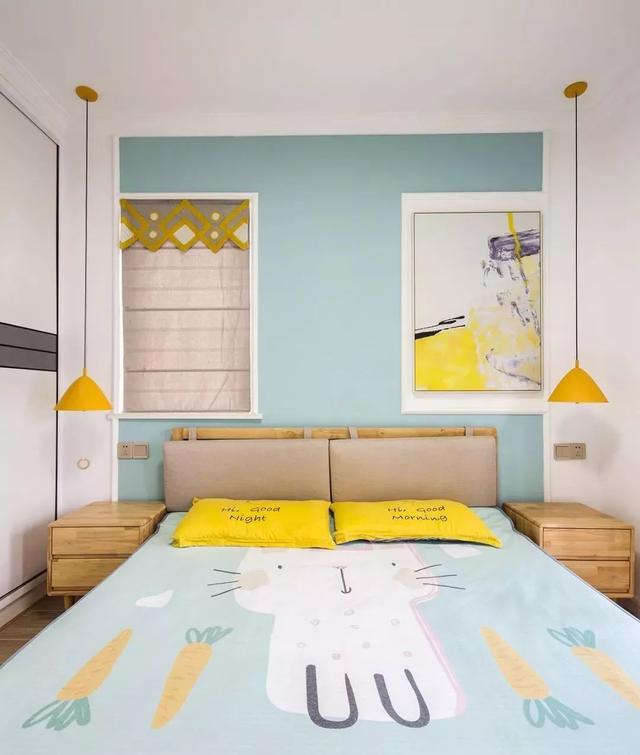 76平米簡約北歐風裝修，客廳沙發(fā)背景墻簡單又好看！