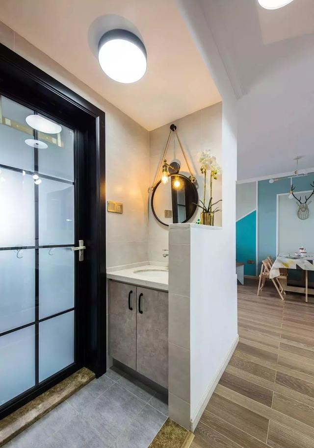 76平米簡約北歐風裝修，客廳沙發(fā)背景墻簡單又好看！