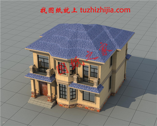 農(nóng)村18萬(wàn)元二層小樓圖，占地120平面，戶型緊湊合理