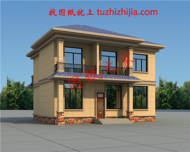 農(nóng)村18萬(wàn)元二層小樓圖，占地120平面，戶型緊湊合理