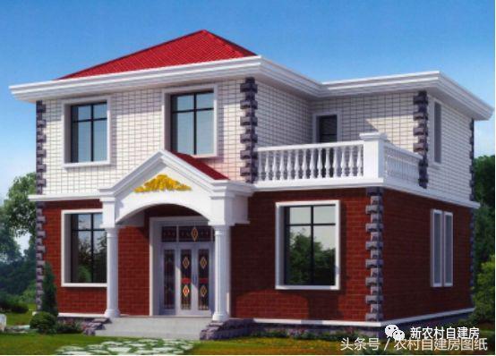 農(nóng)村二層別墅自建房，簡單實(shí)用，只要10萬就能建成，很適合農(nóng)村自建！