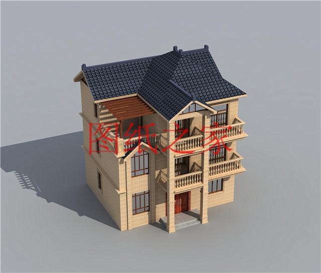 精致漂亮的農(nóng)村三層別墅，充分利用每一分空間，讓您住得溫馨舒適！