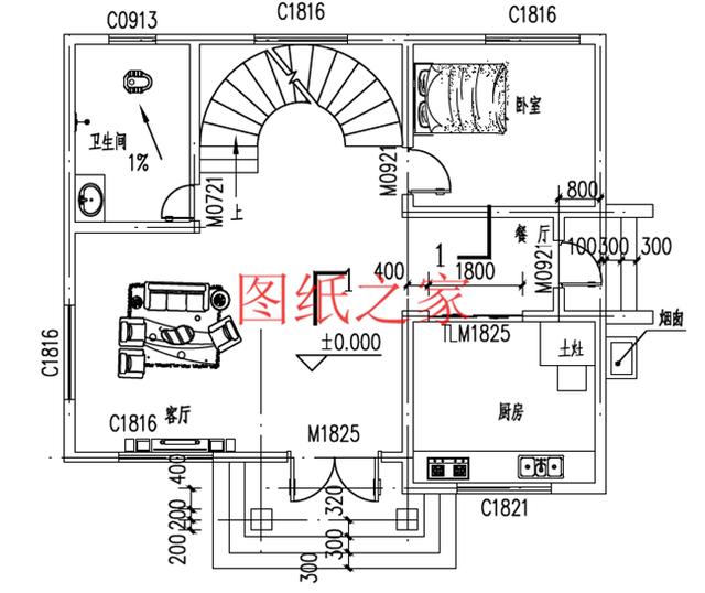 精致漂亮的農(nóng)村三層別墅，充分利用每一分空間，讓您住得溫馨舒適！