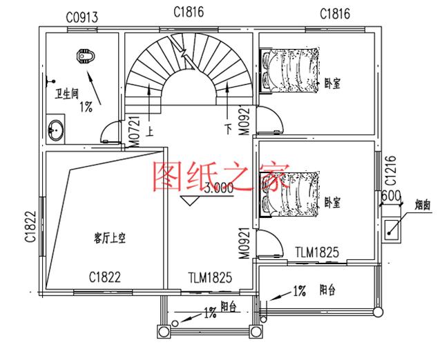 精致漂亮的農(nóng)村三層別墅，充分利用每一分空間，讓您住得溫馨舒適！