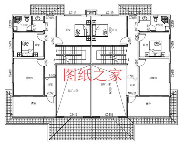 推薦2套三層雙拼別墅，豪華大氣，村里人一定非常羨慕兄弟倆！