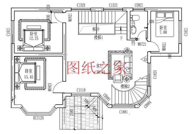 兩款經(jīng)濟(jì)適用的小戶型三層別墅，多臥室，全家人都住的下！