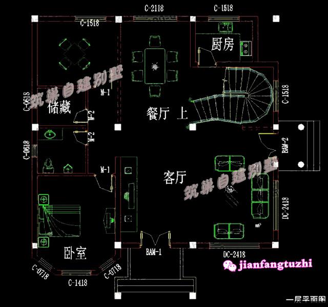 占地134平方米的二層農(nóng)村別墅設(shè)計圖，簡單易建，建出的實體圖也非常好看！