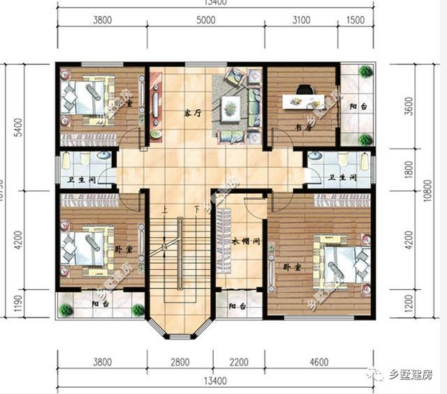 兩款帶車庫+露臺(tái)的二層農(nóng)村自建房，簡單實(shí)用，25萬給你豪華別墅！