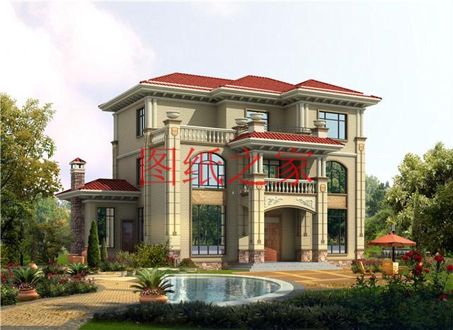 推薦5套優(yōu)雅大氣的三層別墅，占地170平方米，造價(jià)不到40萬元，這可算是撿到寶了！