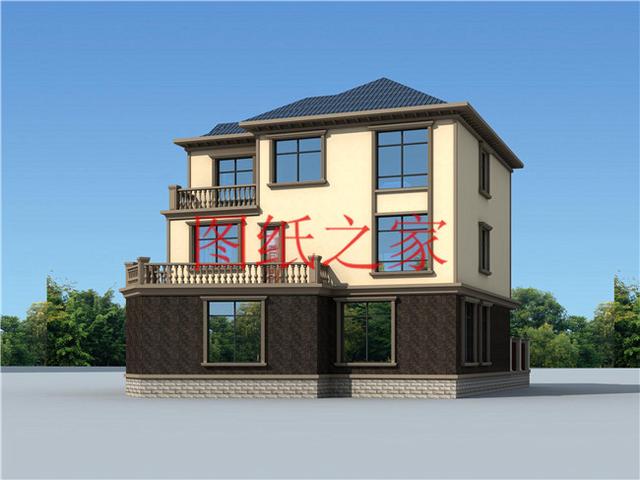 推薦5套優(yōu)雅大氣的三層別墅，占地170平方米，造價(jià)不到40萬元，這可算是撿到寶了！