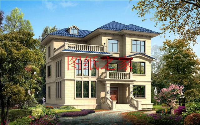 推薦5套優(yōu)雅大氣的三層別墅，占地170平方米，造價(jià)不到40萬元，這可算是撿到寶了！