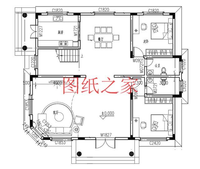 推薦5套優(yōu)雅大氣的三層別墅，占地170平方米，造價(jià)不到40萬元，這可算是撿到寶了！