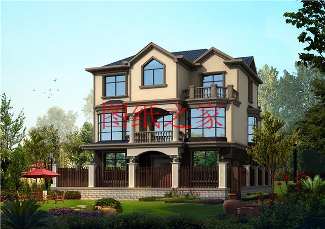 推薦5套優(yōu)雅大氣的三層別墅，占地170平方米，造價(jià)不到40萬元，這可算是撿到寶了！