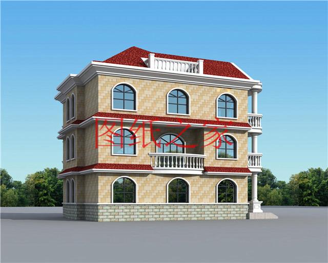 推薦5套優(yōu)雅大氣的三層別墅，占地170平方米，造價(jià)不到40萬元，這可算是撿到寶了！