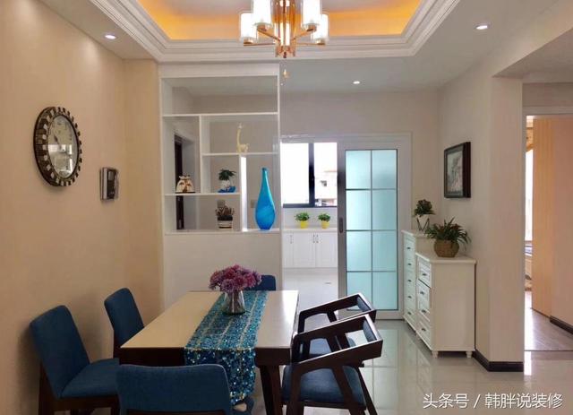 118平米三室兩廳中大戶型新房花20萬裝修，全屋效果漂亮極了，這才是標準的精裝修嘛。