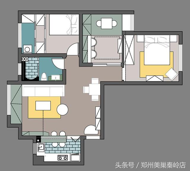 89㎡北歐風(fēng)格裝修完成，最適合90后多變的性格。