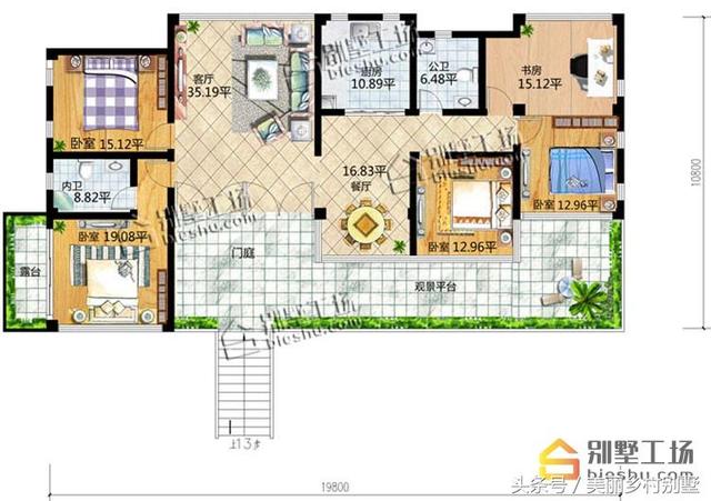 一層現(xiàn)代風格別墅設計圖，簡單又好看，造價20萬，別有一番風味，絲毫不比別墅差！