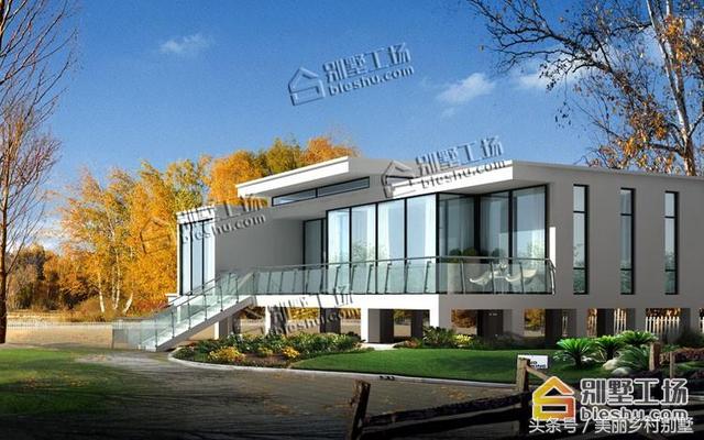 一層現(xiàn)代風格別墅設計圖，簡單又好看，造價20萬，別有一番風味，絲毫不比別墅差！