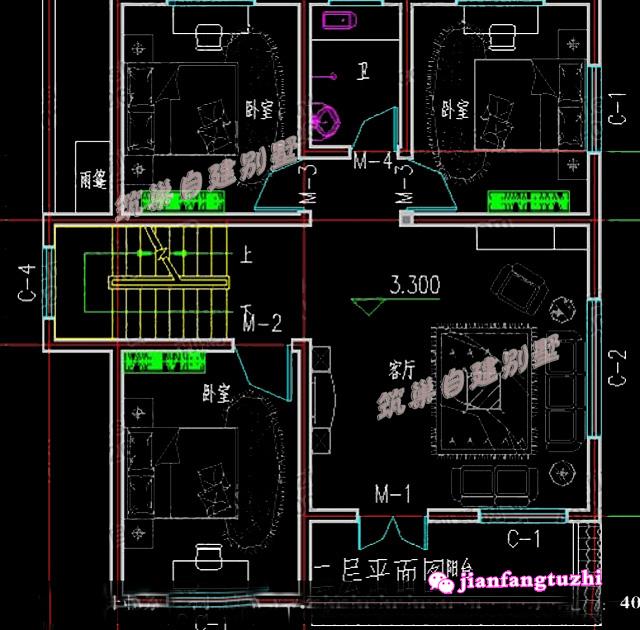 2款占地90平方米的三層別墅設(shè)計圖，別墅精致布局合理，而且花費也少。